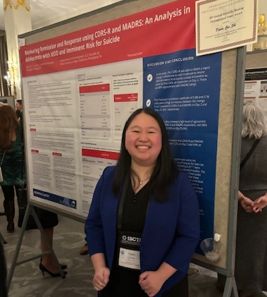 Denia Cai Shi, PhD, received the prestigious New Investigator Award from the International Society of CNS Clinical Trials and Methodology (ISCTM).